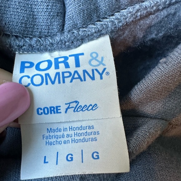 Starbucks Sweatshirt Hoodie Gray Blue Size Large Employee Exclusive - Picture 5 of 6